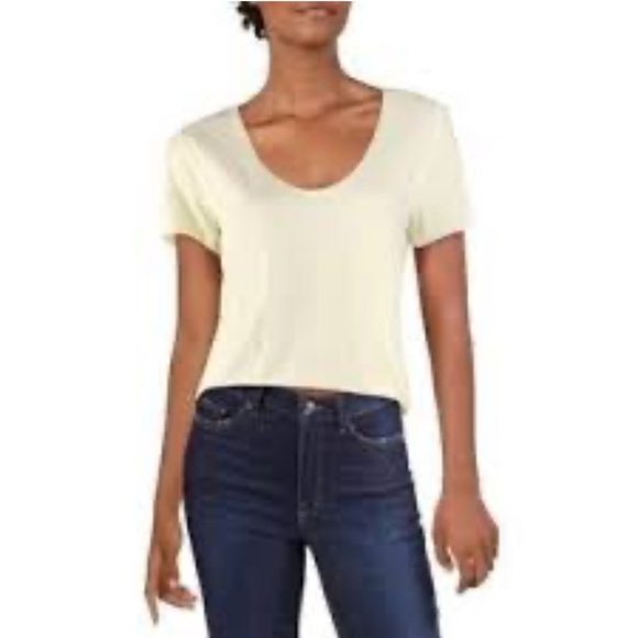 NWT Free People Women's light lime color Top size L - Picture 1 of 3